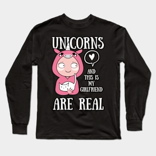 My girlfriend unicorn Long Sleeve T-Shirt